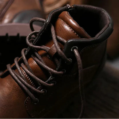 Classic Leather Mens Ankle Boots