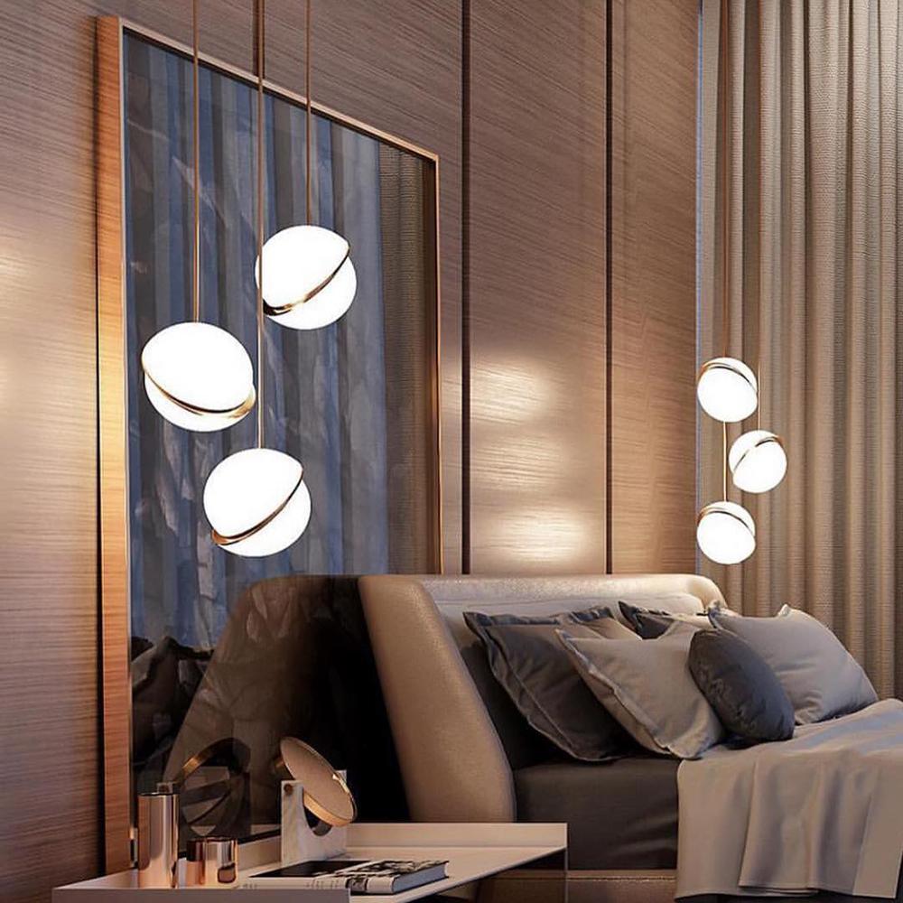 Glowing Moon Shape Necklace Light