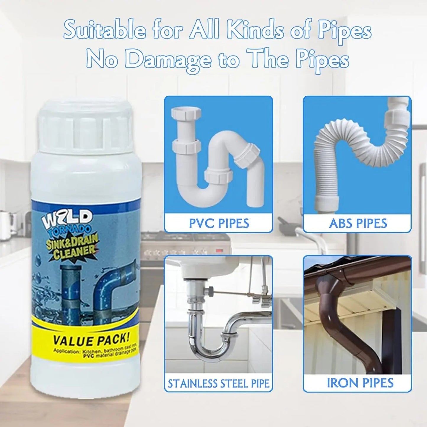 Effective Pipe Cleaner for Tough Clogs