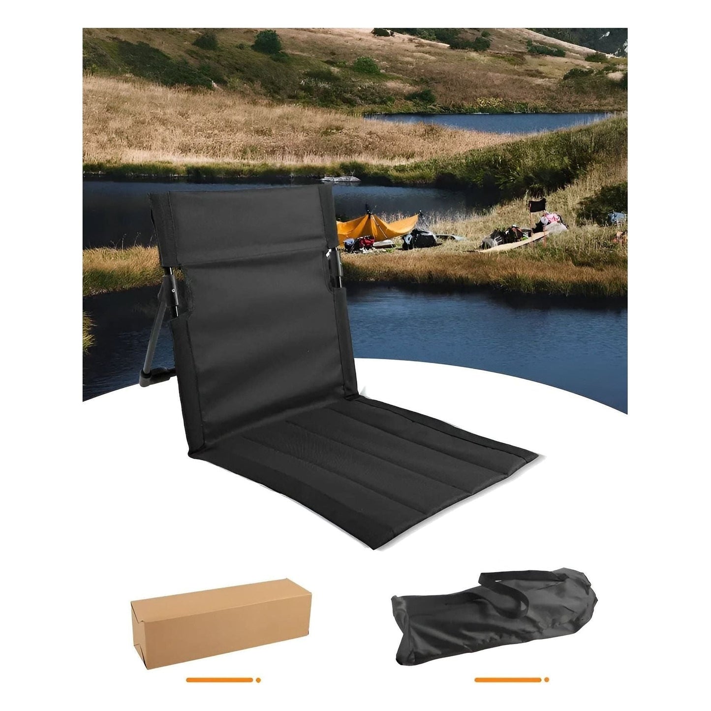 Compact Folding Camp Chair – Portable Outdoor Seat