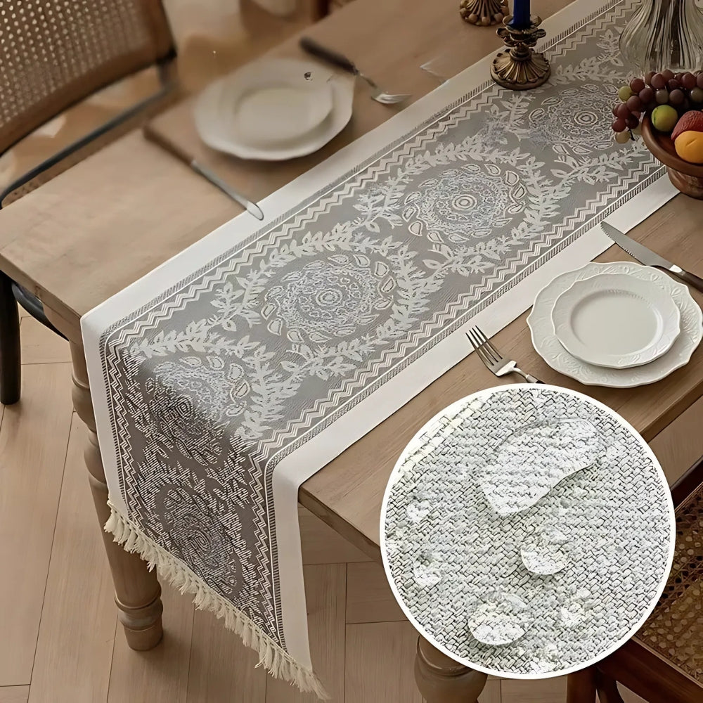 Elegant Premium Linen Table Runner - Fesara