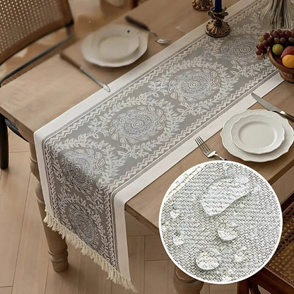 Elegant Premium Linen Table Runner - Fesara