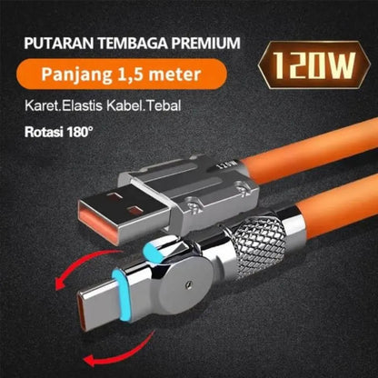 Premium 540° Reversible Fast Charge Cable