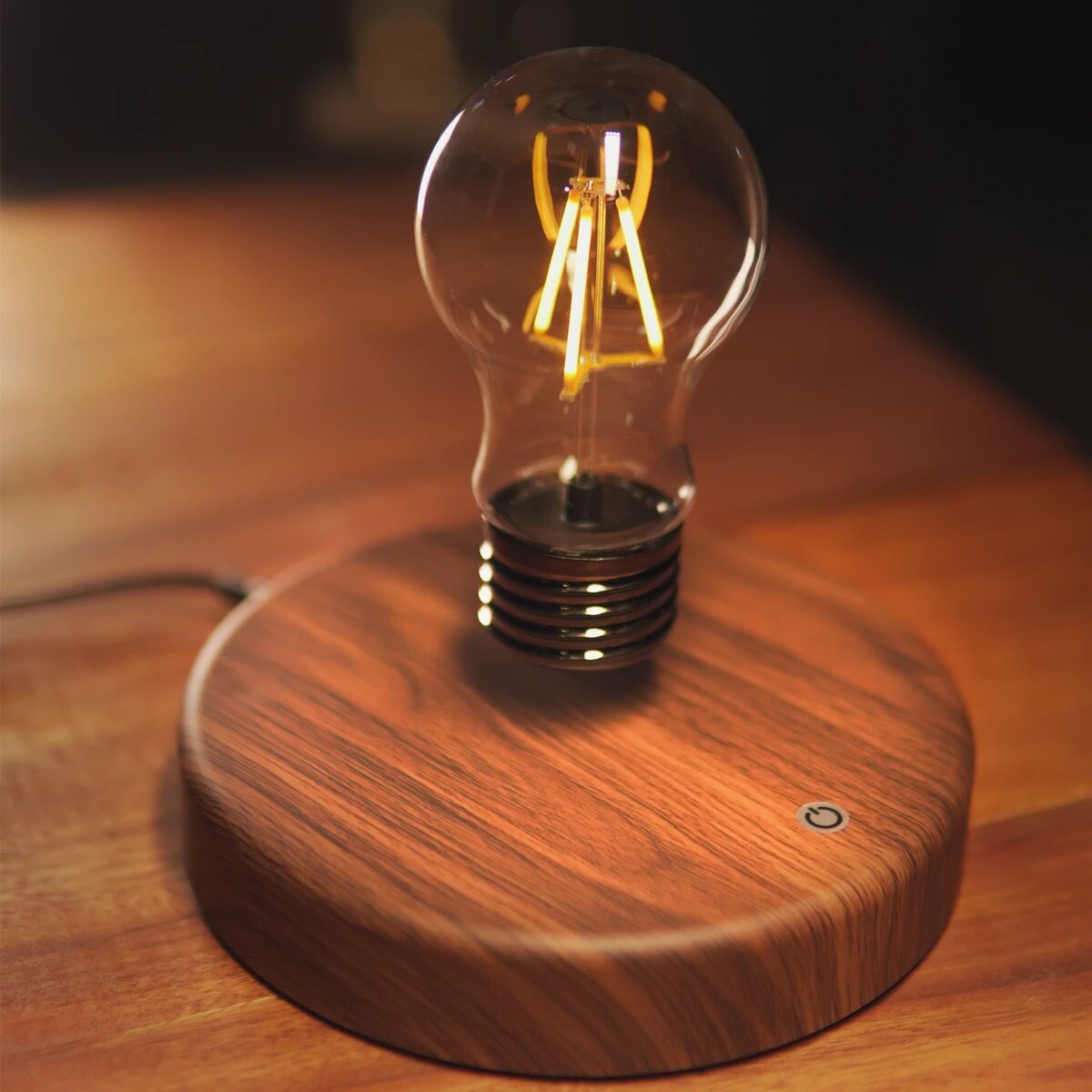Sleek Floating LED Desk Lamp with Magnetic Base