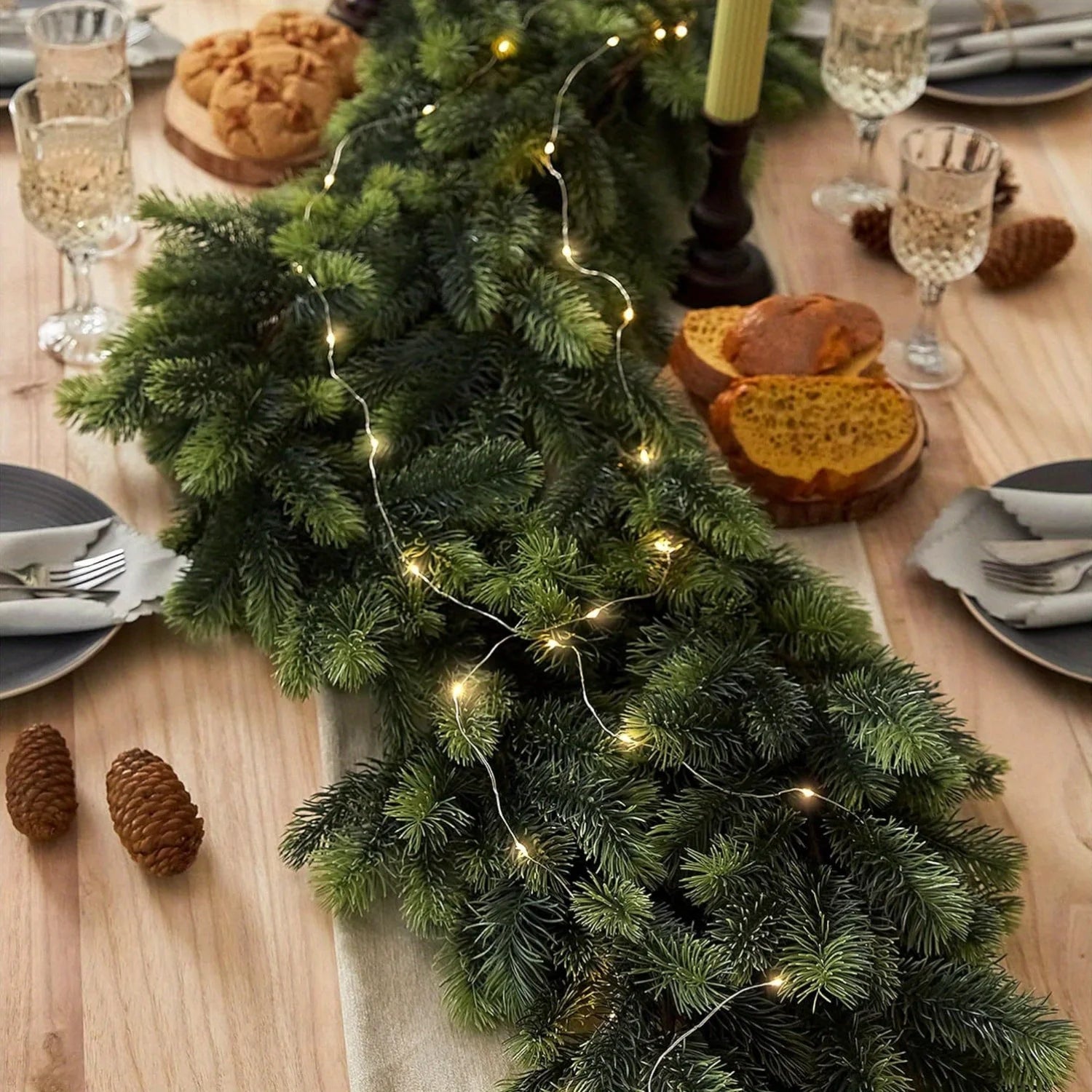 LichtLuxe | Artificial Pine Girl with LED Lighting 3
