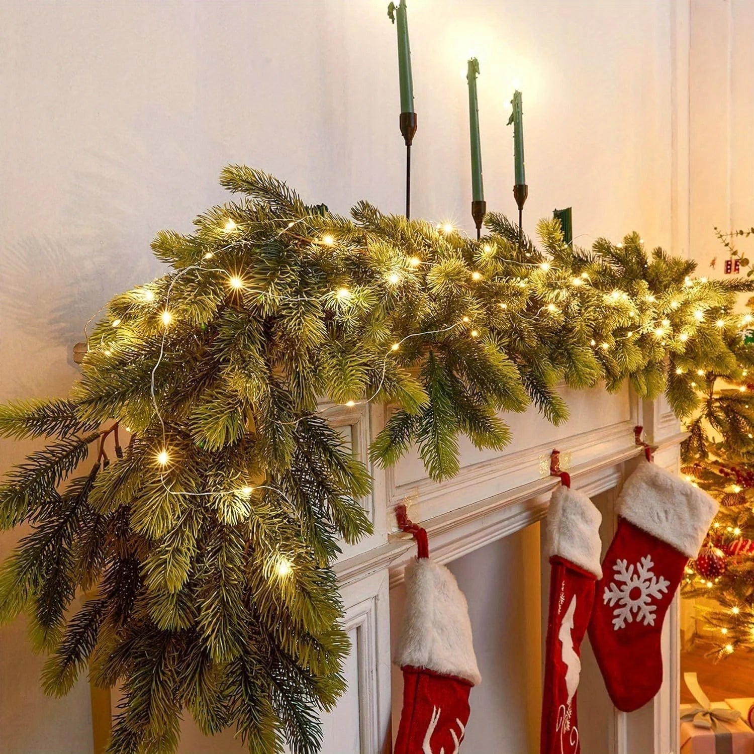 LichtLuxe | Artificial Pine Girl with LED Lighting 4