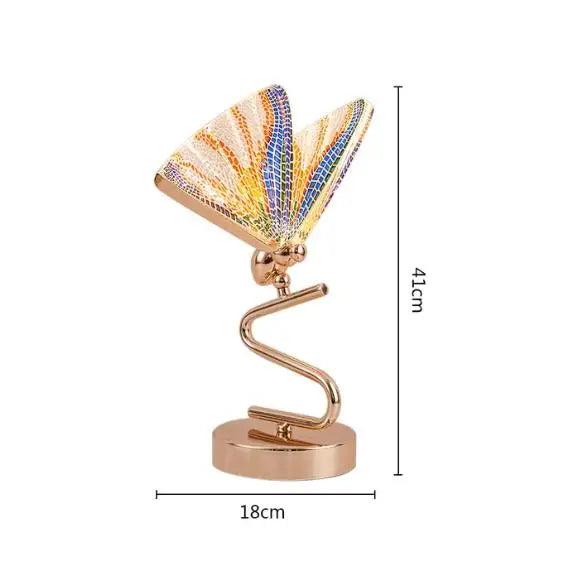 Beautiful Butterfly Table Lamp Soft Glow