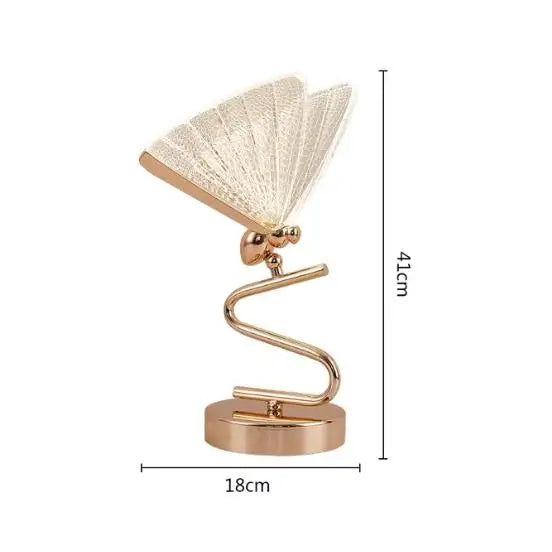 Beautiful Butterfly Table Lamp Soft Glow