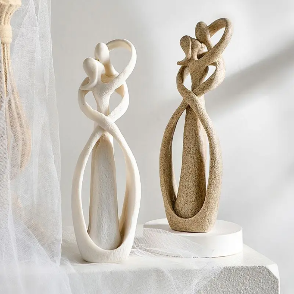Unique Heart Art Statue – Contemporary Home Decoration
