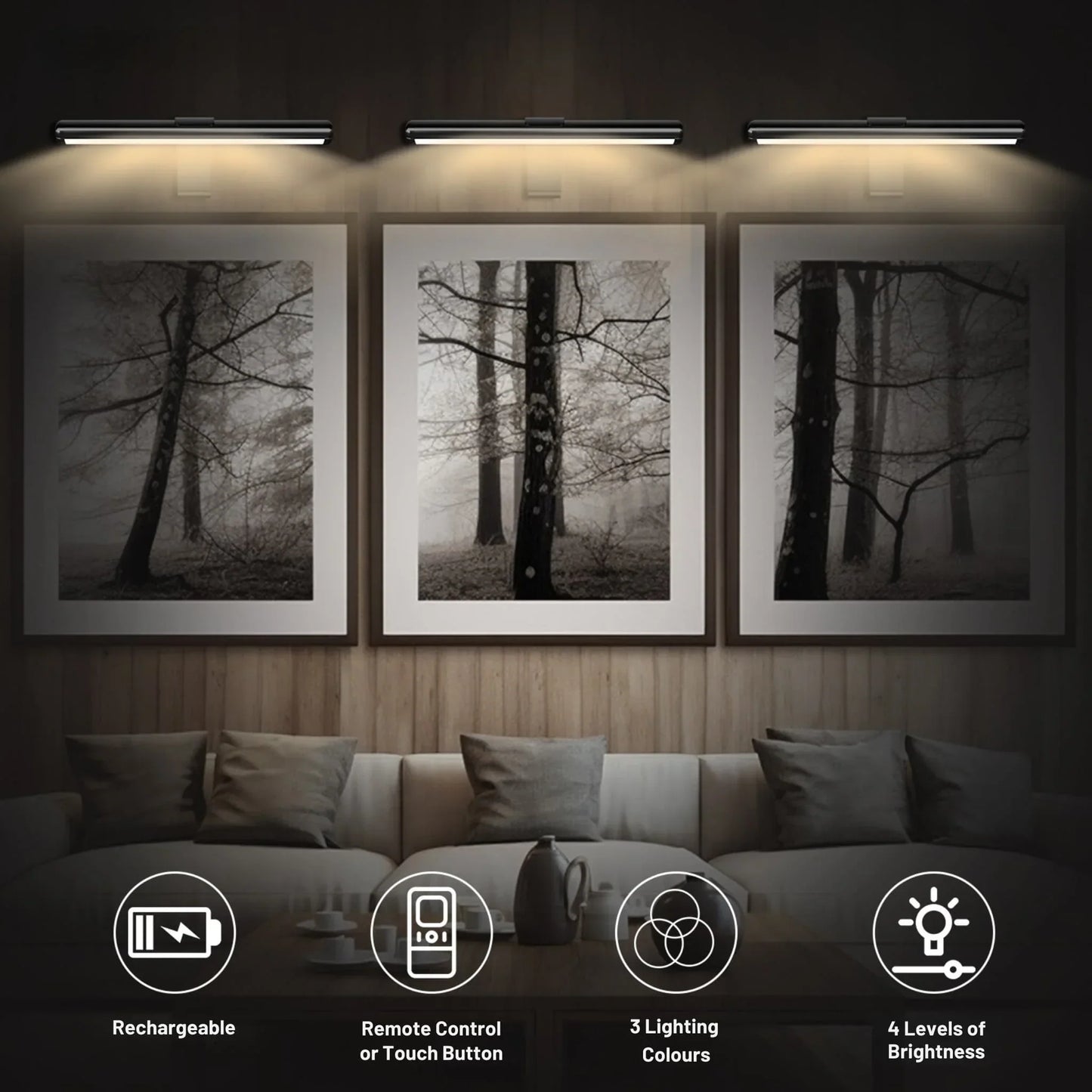 Fesara | Modern Cordless Battery Wall Light