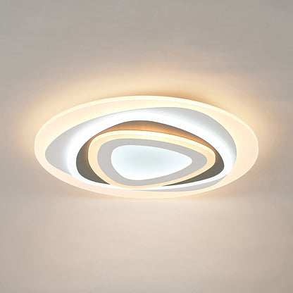 Bright LED Ceiling Fixture - Slim Modern Home Light - Fesara