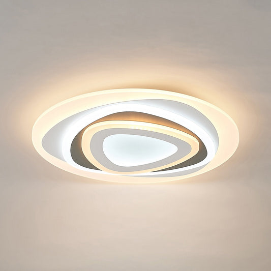 Bright LED Ceiling Fixture - Slim Modern Home Light - Fesara