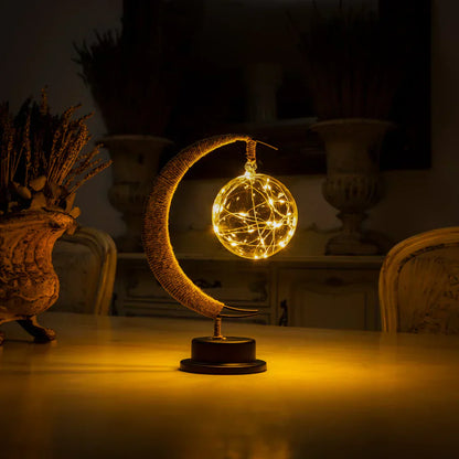 Soft Moonlight Table Lamp Warm Home Lighting