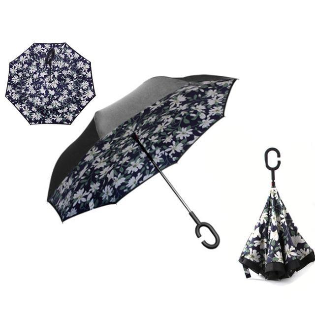 Windproof Automatic Folding Rain Umbrella