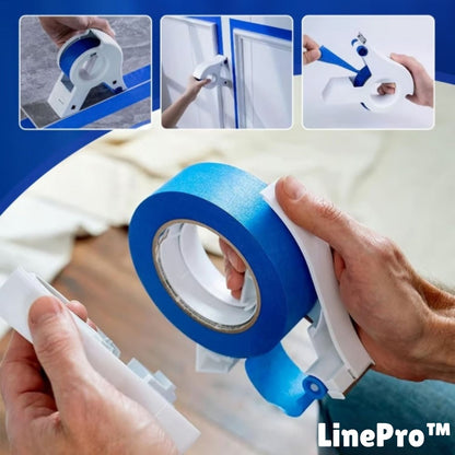 Precision Paint Tape Tool With Cutter And Smooth Rollers - Fesara