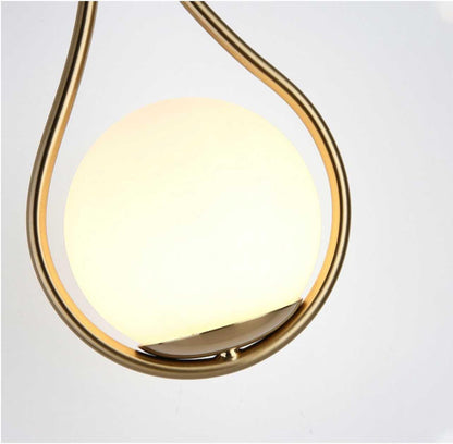 Sleek Contemporary LED Wall Lamp in Black or Gold Finish