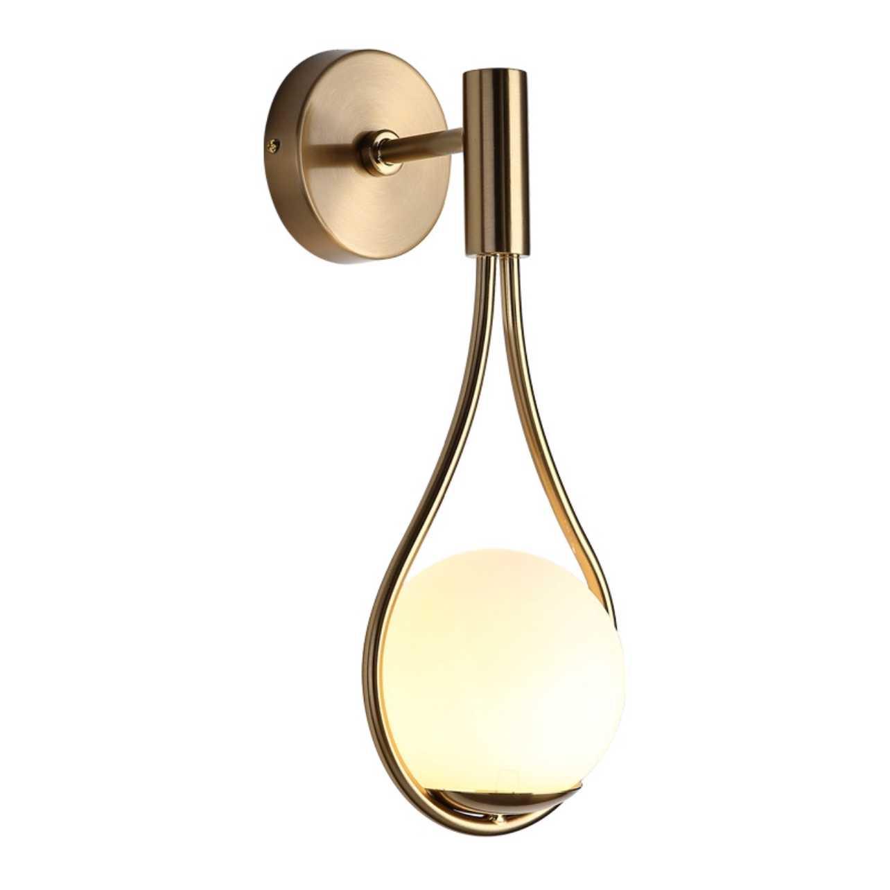 Sleek Contemporary LED Wall Lamp in Black or Gold Finish