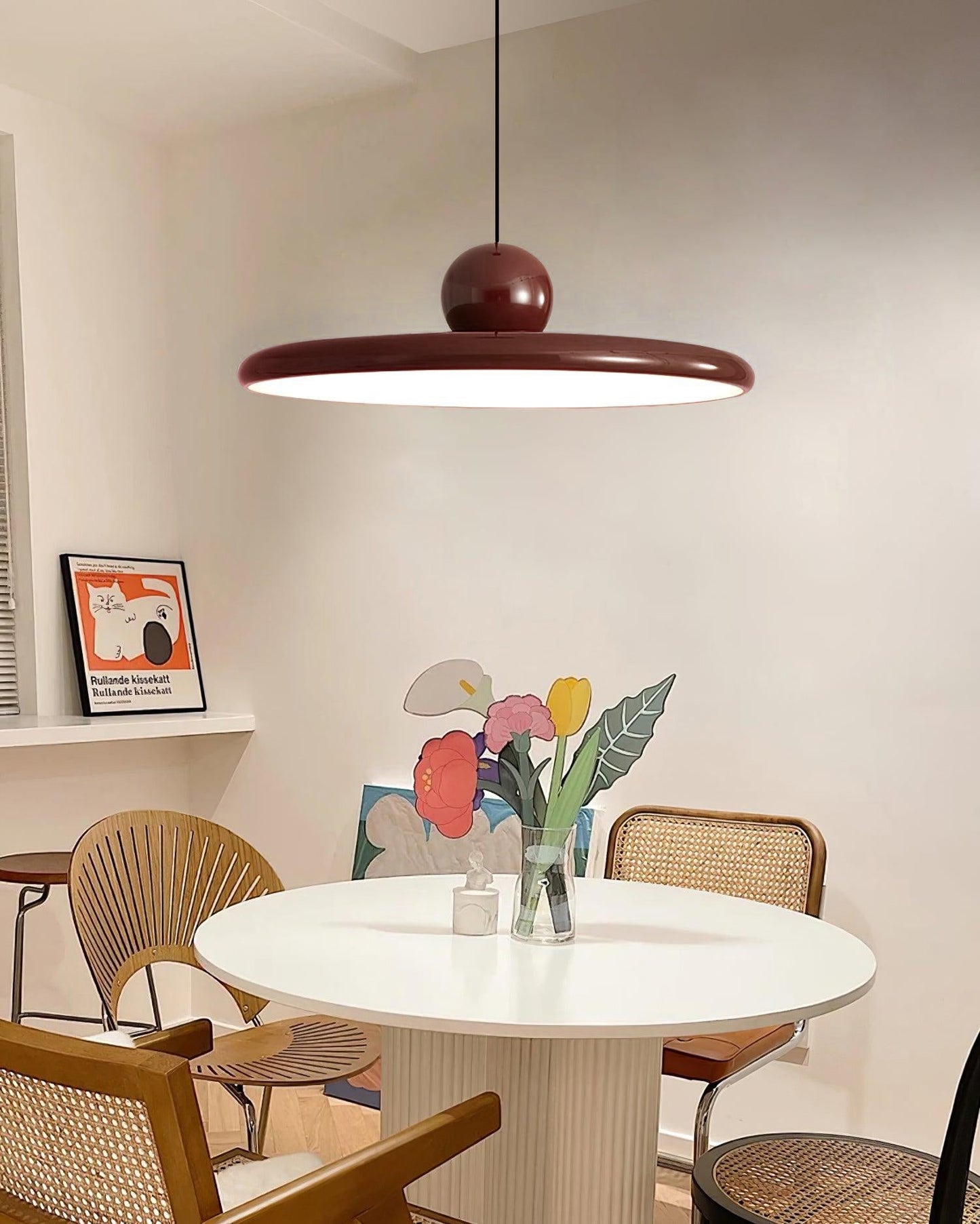 Stylish Round LED Hanging Light Fixture