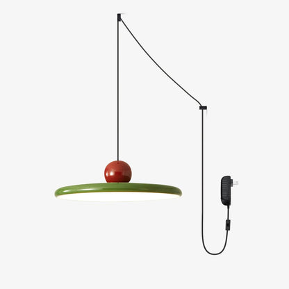 Stylish Round LED Hanging Light Fixture - Fesara