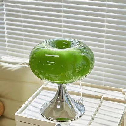 Stylish Glass and Metal Table Lamp