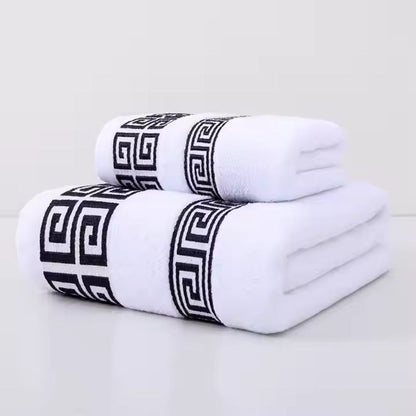 Soft Egyptian Cotton Bath Towel Set 2pcs - Fesara