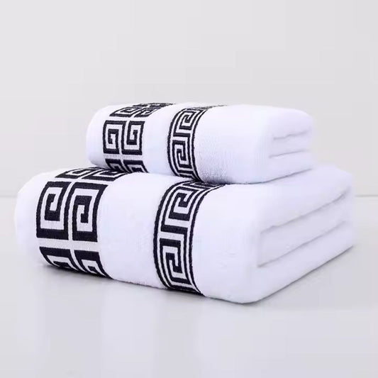 Soft Egyptian Cotton Bath Towel Set 2pcs - Fesara