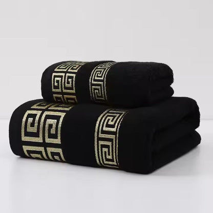 Soft Egyptian Cotton Bath Towel Set 2pcs