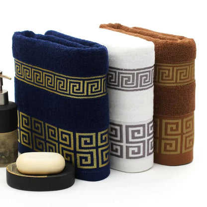 Soft Egyptian Cotton Bath Towel Set 2pcs