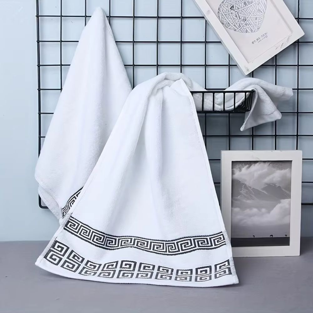Soft Egyptian Cotton Bath Towel Set 2pcs