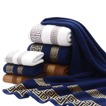 Soft Egyptian Cotton Bath Towel Set 2pcs