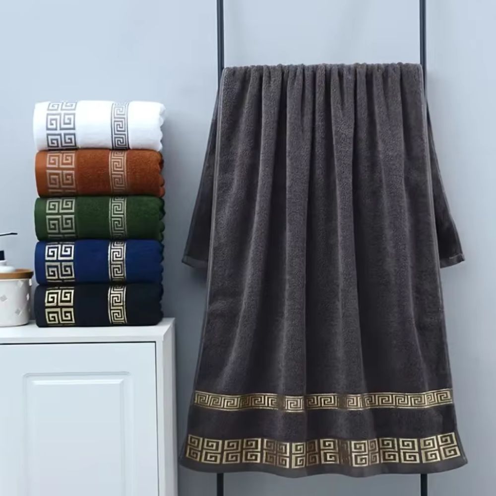Soft Egyptian Cotton Bath Towel Set 2pcs