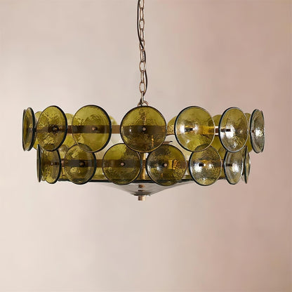 Vintage Gold Pendant Light Fixture Classic Home Ceiling Lamp
