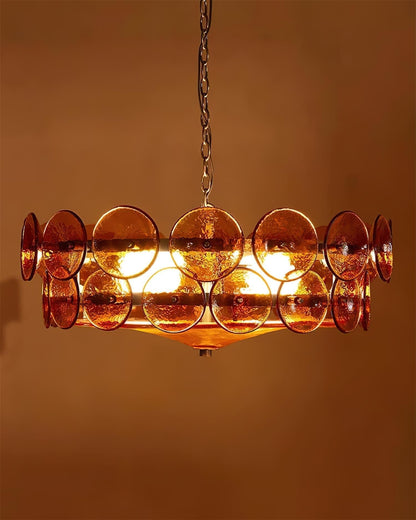 Vintage Gold Pendant Light Fixture Classic Home Ceiling Lamp