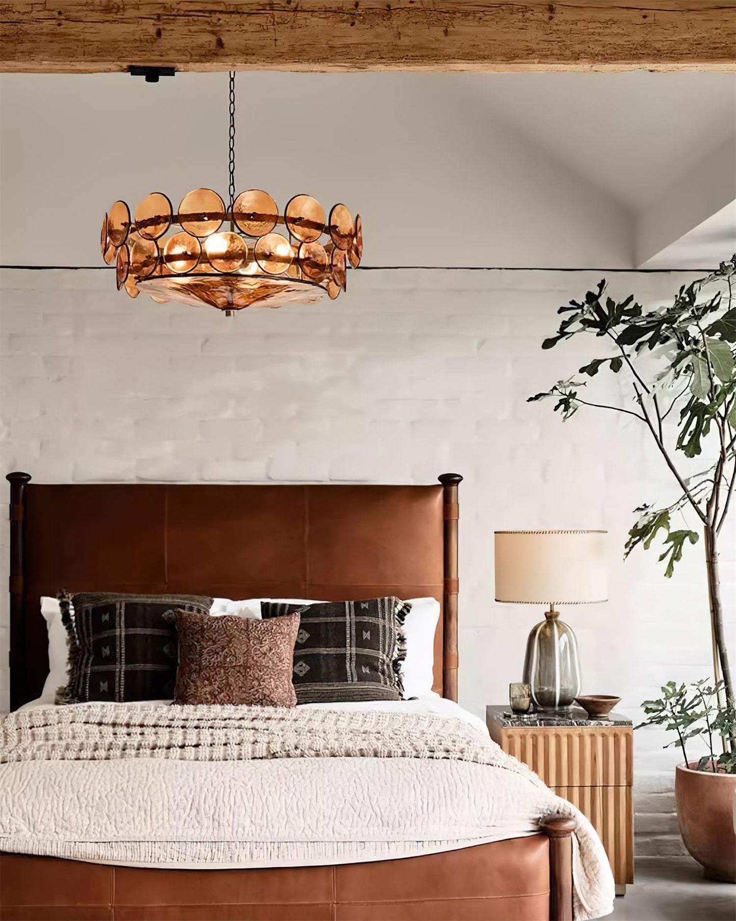 Vintage Gold Pendant Light Fixture Classic Home Ceiling Lamp