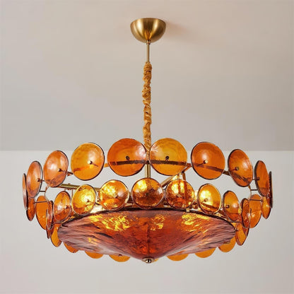 Vintage Gold Pendant Light Fixture Classic Home Ceiling Lamp