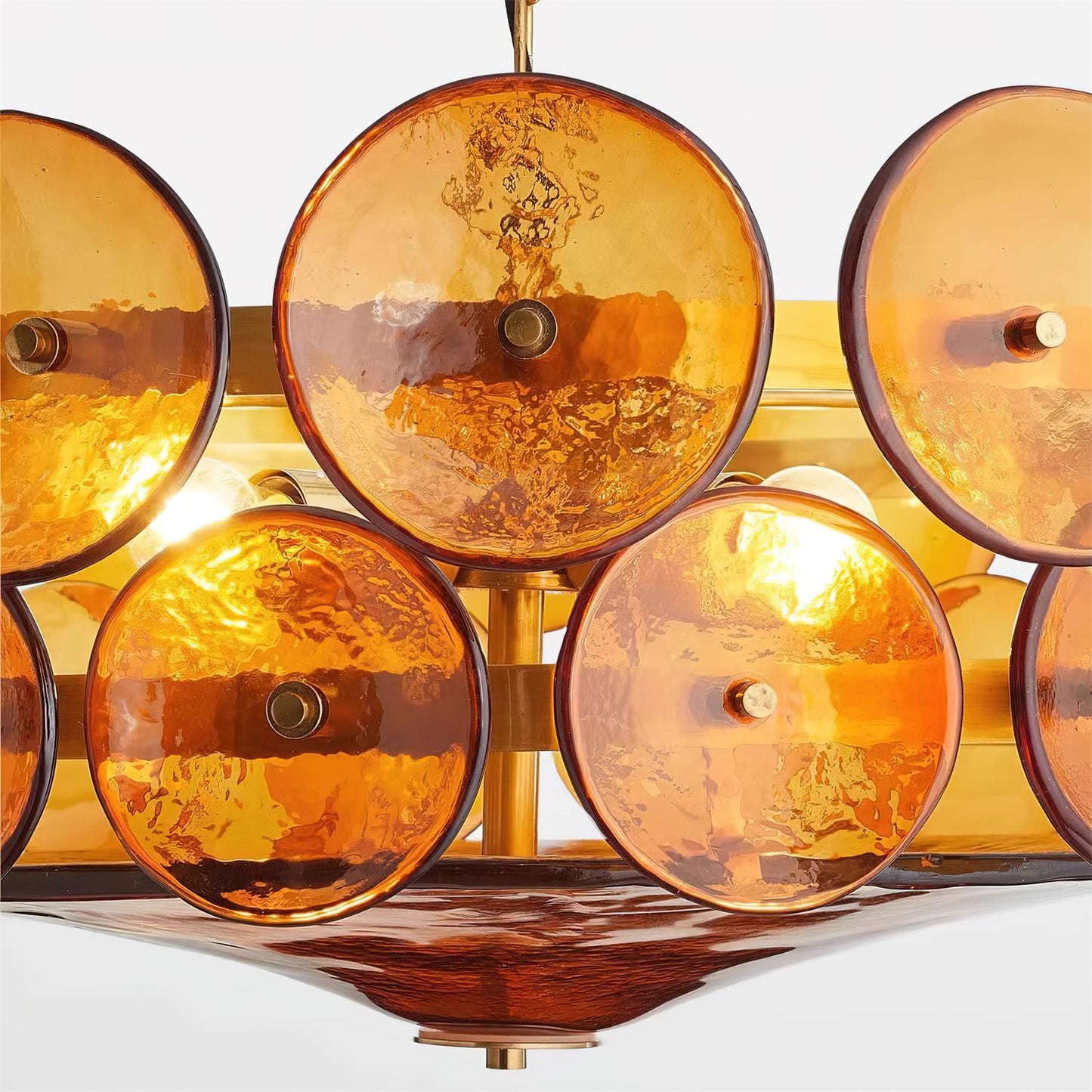Vintage Gold Pendant Light Fixture Classic Home Ceiling Lamp