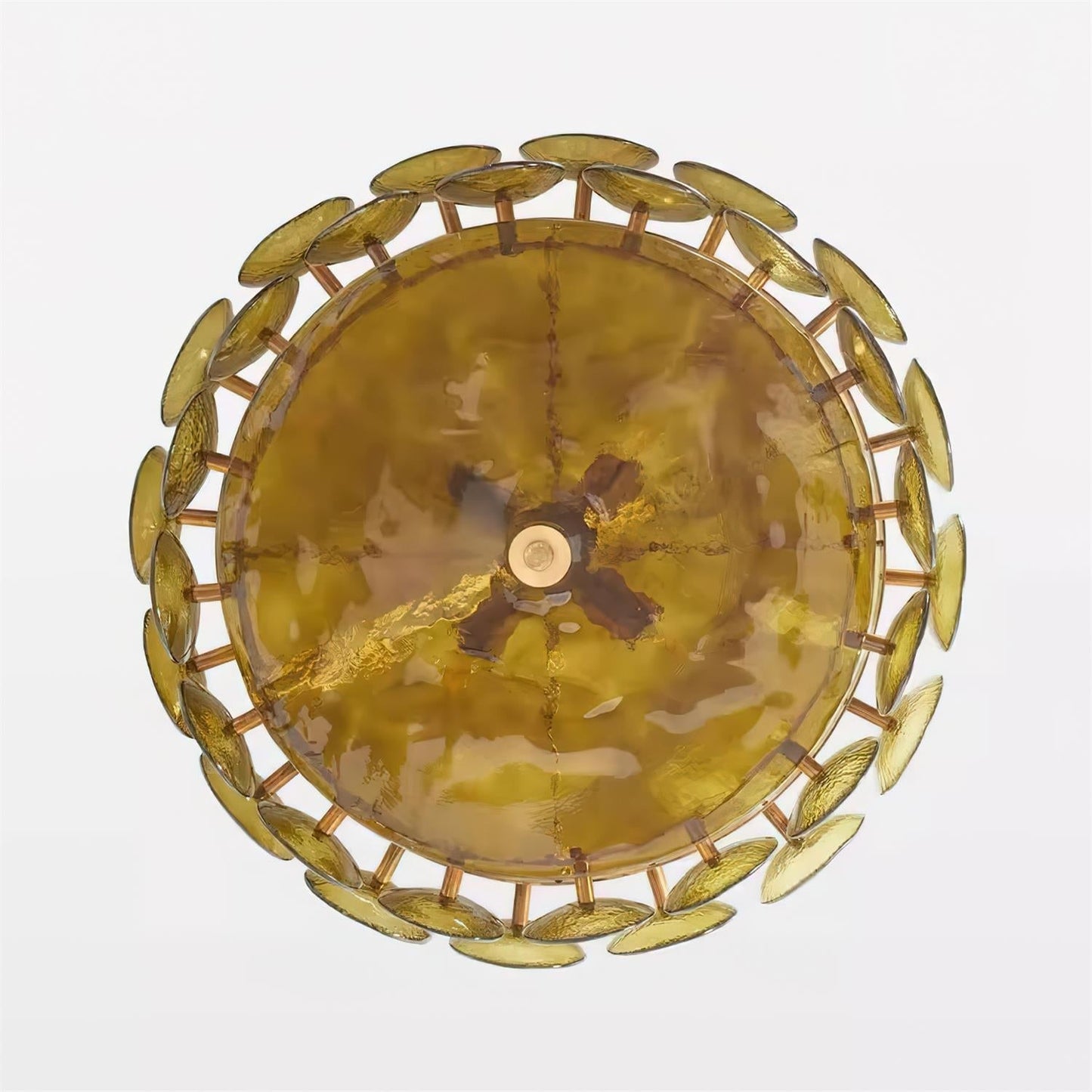 Vintage Gold Pendant Light Fixture Classic Home Ceiling Lamp