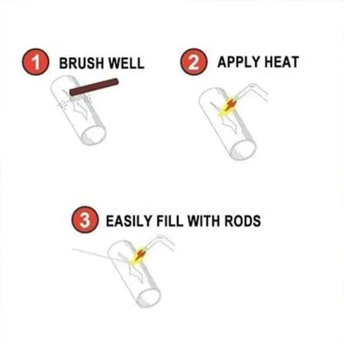 Easy Weld Soldering Rods with Flux Core