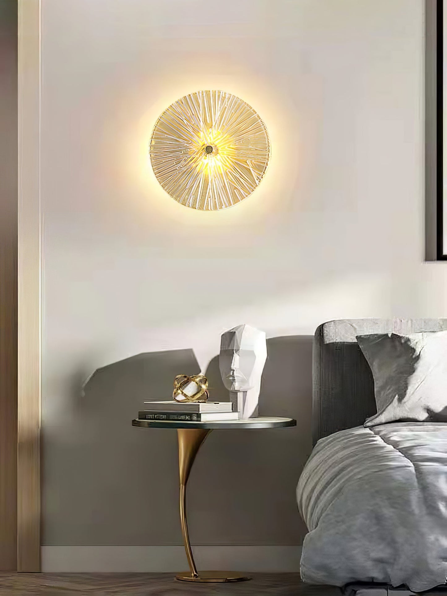Calming Floral LED Wall Lamp for Relaxation