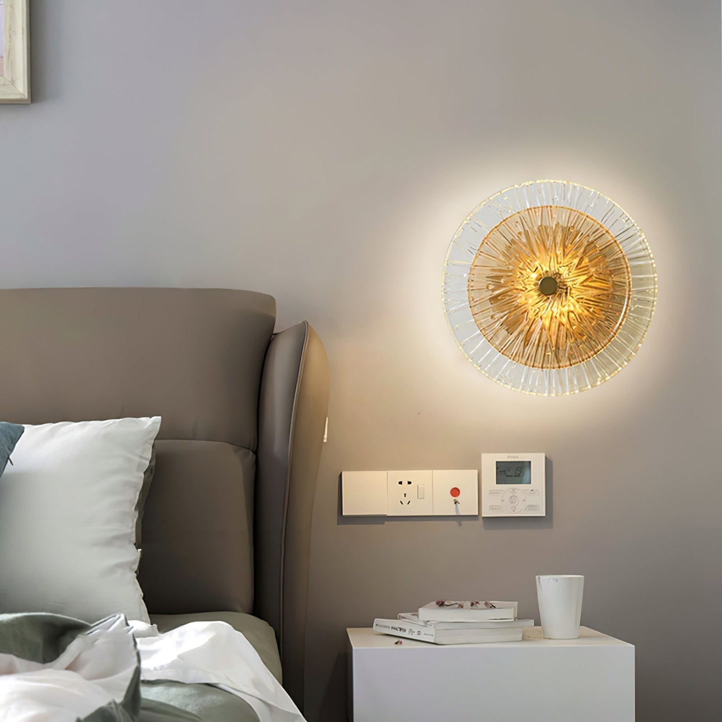Calming Floral LED Wall Lamp for Relaxation
