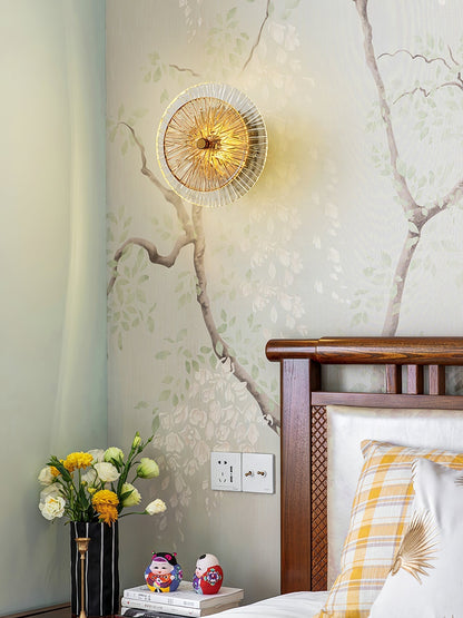 Calming Floral LED Wall Lamp for Relaxation