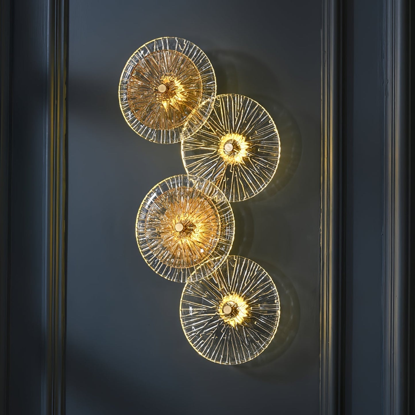 Calming Floral LED Wall Lamp for Relaxation
