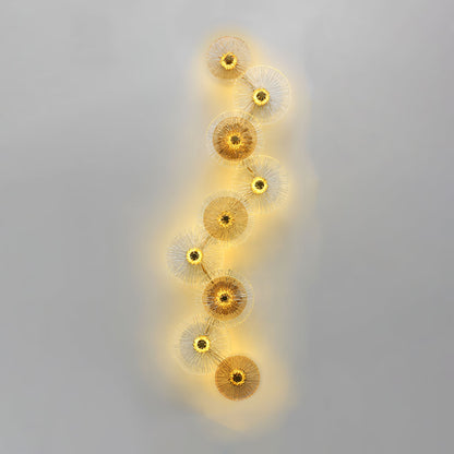 Calming Floral LED Wall Lamp for Relaxation