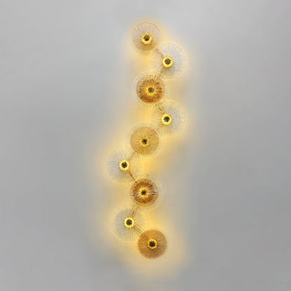 Calming Floral LED Wall Lamp for Relaxation