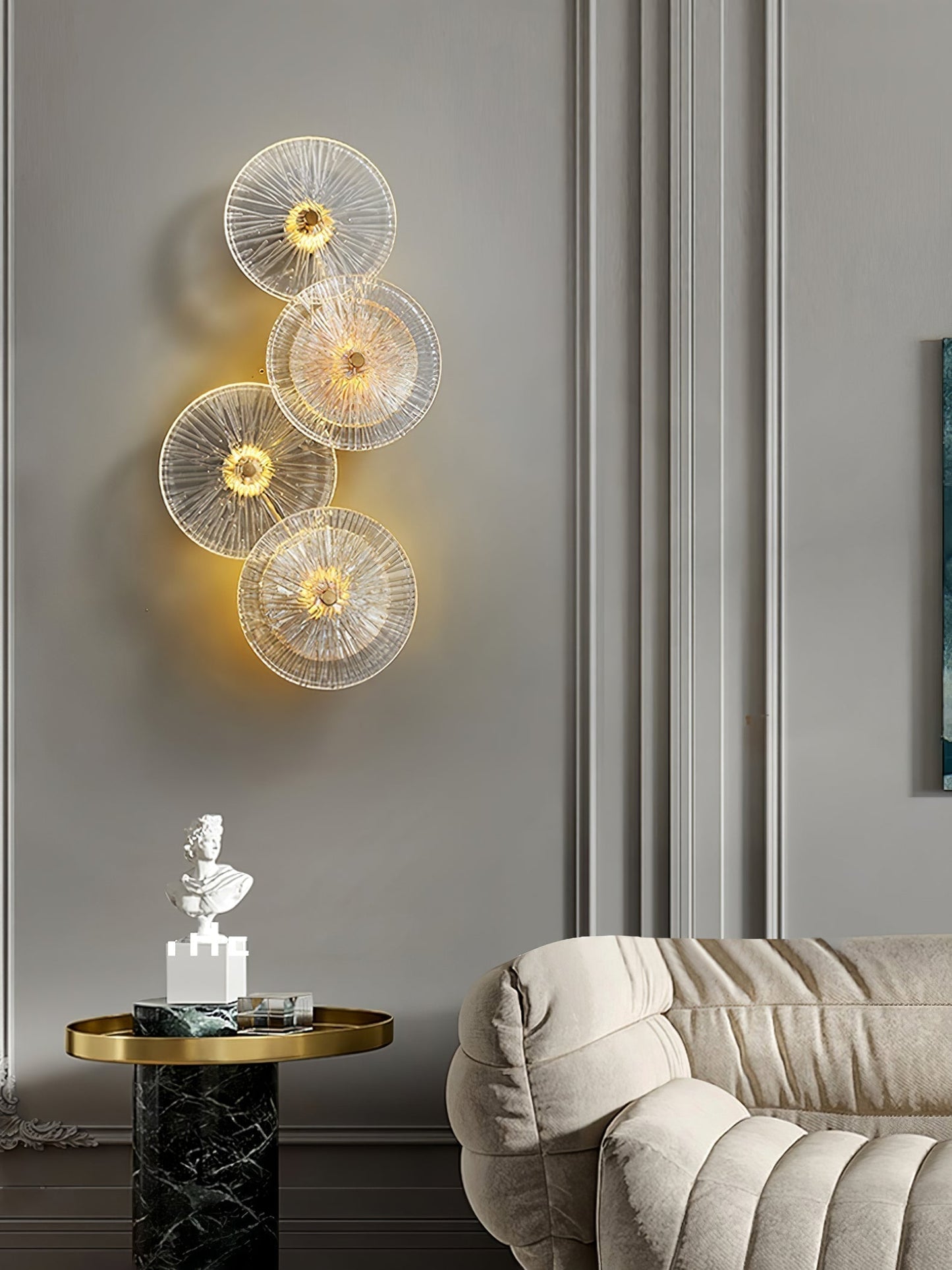 Calming Floral LED Wall Lamp for Relaxation