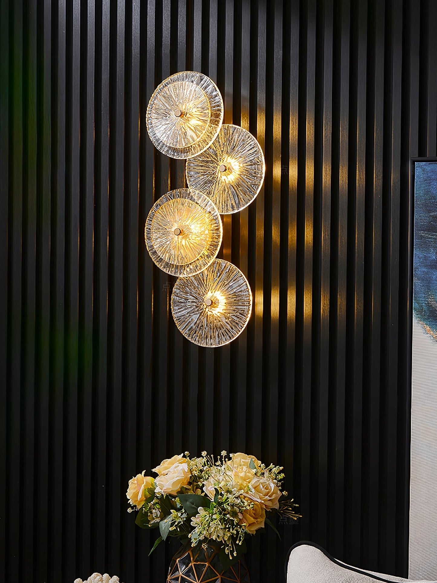 Calming Floral LED Wall Lamp for Relaxation