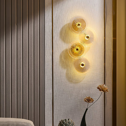 Calming Floral LED Wall Lamp for Relaxation