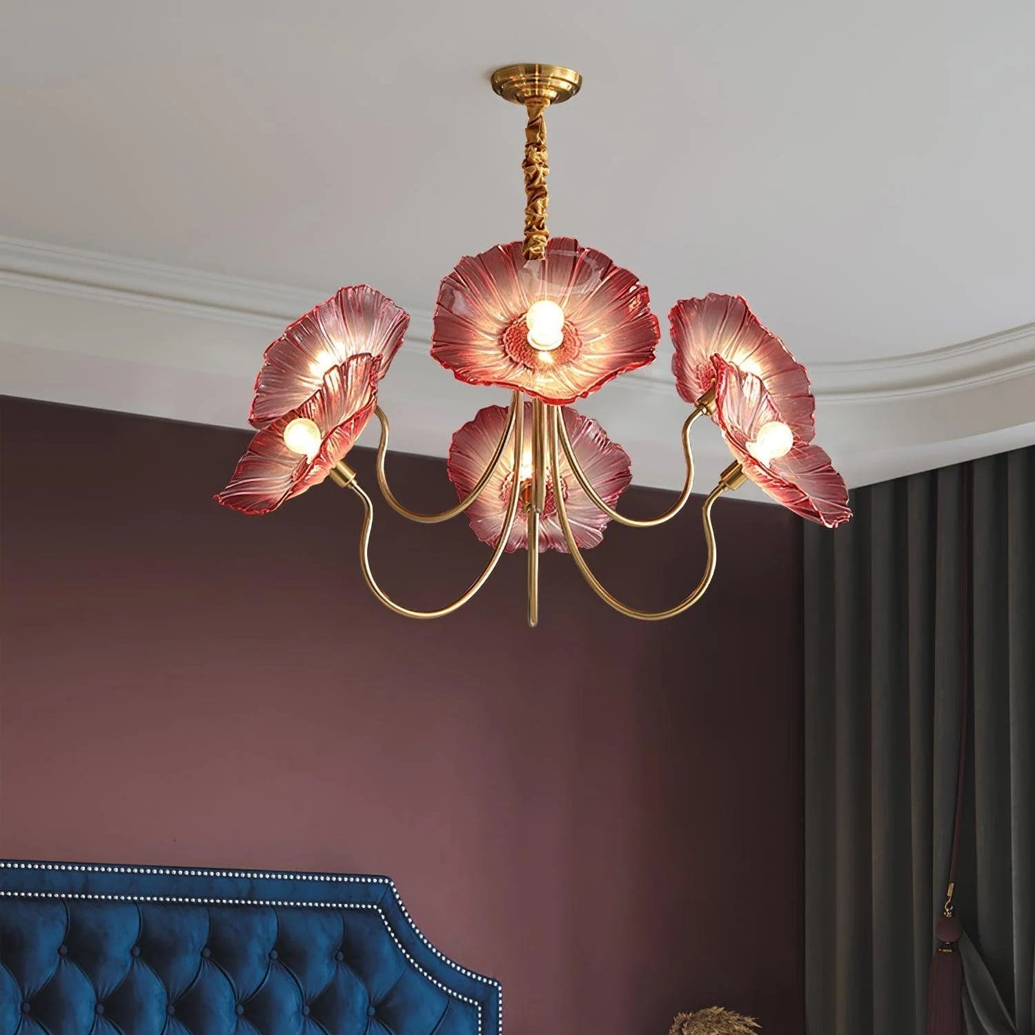 Lotus leaf chandelier 4