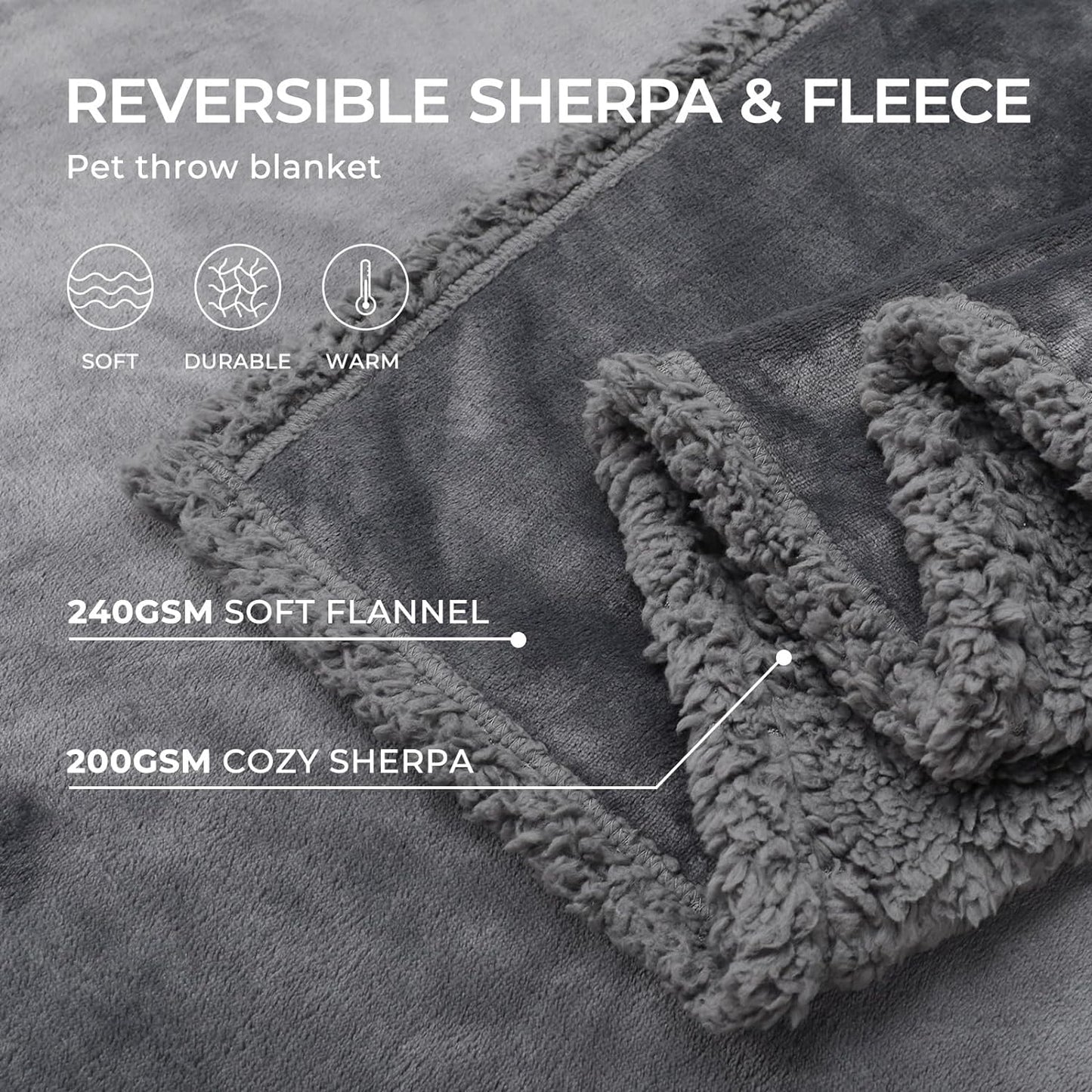 Cozy Waterproof Throw Blanket for Two