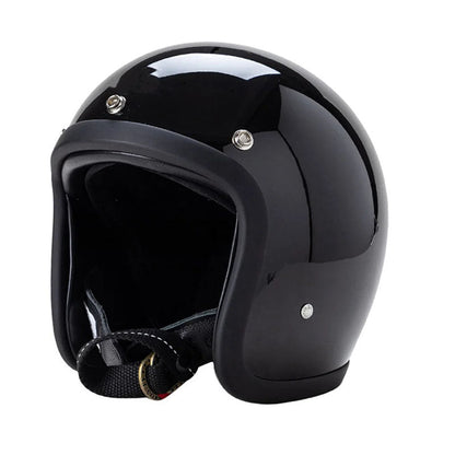 Low Profile Vintage Motorcycle Helmet - DOT and ECE Approved 1